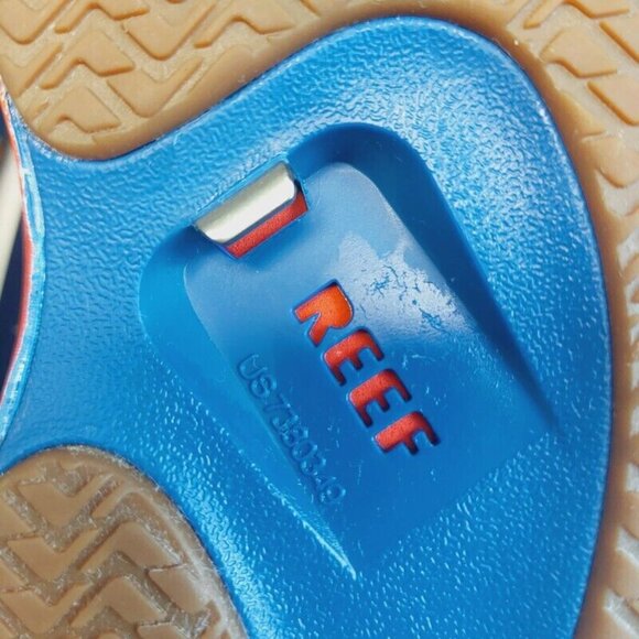 REEF Fanning X MLB Chicago Cubs Bottle Opener Sandals Mens Size 11 Womens 13 - Picture 10 of 12